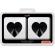 Coquette Chic Desire Nipple Covers - Black Hearts