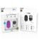 Online Remote Control Vibrating Egg M - Purple