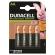 Duracell Rechargeable Battery HR6 Aa 1300mAh  4 Unit