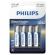 Philips Ultra Alkaline Battery Aa LR6 4 Unit