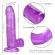 Calex Size Queen Dildo - Purple 15.3 CM