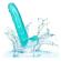 Calex Size Queen Dildo - Blue 20.3 CM