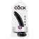 King Cock 7\" Cock Black 17.8 CM