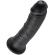 King Cock 8\" Cock Black 20.3 CM