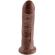 King Cock 8\" Cock Brown 20.3 CM