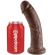 King Cock 8\" Cock Brown 20.3 CM