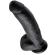 King Cock 9\" Cock Black With Balls 22.9 CM