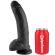 King Cock 9\" Cock Black With Balls 22.9 CM