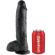 King Cock 10\" Cock Black With Balls 25.4 CM