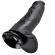 King Cock 12\" Cock Black With Balls 30.48  CM