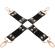 Begme Black Edition Vegan Leather Hog Tie