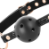 Begme Black Edition Ball Gag Vegan Leather