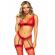 Leg Avenue Three Pieces Set One Size - Red