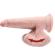 King Cock Plus 3D Cock Swinging Balls 15.2 CM - Light Skin