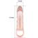 Baile Silicone Penis Sleeve With Ball Straps 13.5 CM