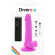 Diversia Flexible Vibrating Dildo 18 CM - Purple