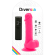 Diversia Flexible Vibrating Dildo 20.5 CM - Pink