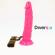 Diversia Flexible Vibrating Dildo 21 CM - Pink