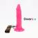 Diversia Flexible Vibrating Dildo 23 CM - Pink