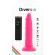 Diversia Flexible Vibrating Dildo 23 CM - Pink