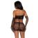 Leg Avenue Lace Tube Dress and Gloves One Size - Black