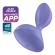 Satisfyer Sweet Seal Vibrating Plug - Lilac