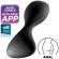 Satisfyer Trendsetter Vibrating Plug App - Black