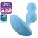 Satisfyer Deep Diver Vibrating Plug - Blue