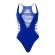 Leg Avenue Racerback Thong Bodysuit One Size - Blue