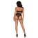 Leg Avenue Two Pieces Set Halter Crop Top & Thong Panty Panty One Size