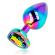 Ohmama Anal Plug Iridescent Heart - Medium