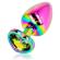 Ohmama Anal Plug Iridescent Heart - Large