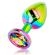 Ohmama Anal Plug Iridescent Circle - Large