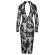 Noir Tight Fitting Floral Transparent Dress