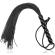 Ohmama Fetish Ribbed Silicone Handle Flogger 22 CM