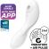 Satisfyer Curvy Trinity 5 Air Pulse Stimulator & Vibrator - White