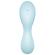 Satisfyer Curvy Trinity 5 Air Pulse Stimulator & Vibrator - Blue