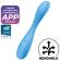 Satisfyer G-Spot Flex 4+ Multi Vibrator - Blue