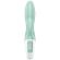 Satisfyer Air Pump Bunny 5+ Inflatable Rabbit Vibrator - Green