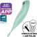 Satisfyer Twirling Pro+ Air Pulse Stimulator & Vibrator - Green