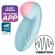 Satisfyer Tropical Tip Lay-On Vibrator - Blue