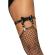 Leg Avenue Liguero Alto De Cuero Vegano Talla nica - Negro