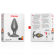 Oninder Vibrating Anal Plug Black - Free App