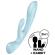 Satisfyer Triple Oh Hybrid Vibration - Blue