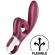 Satisfyer Touch Me Rabbit Vibration - Red