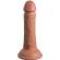 King Cock Elite 6 Inch Dual Density Vibrating Cock Flesh Brown