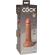 King Cock Elite 6 Inch Dual Density Vibrating Cock Flesh Brown