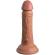 King Cock Elite 6 Inch Dual Density Dildo Caramel