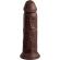 King Cock Elite 8 Inch Dual Density Cock Flesh Brown