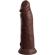 King Cock Elite 8 Inch Dual Density Cock Flesh Brown